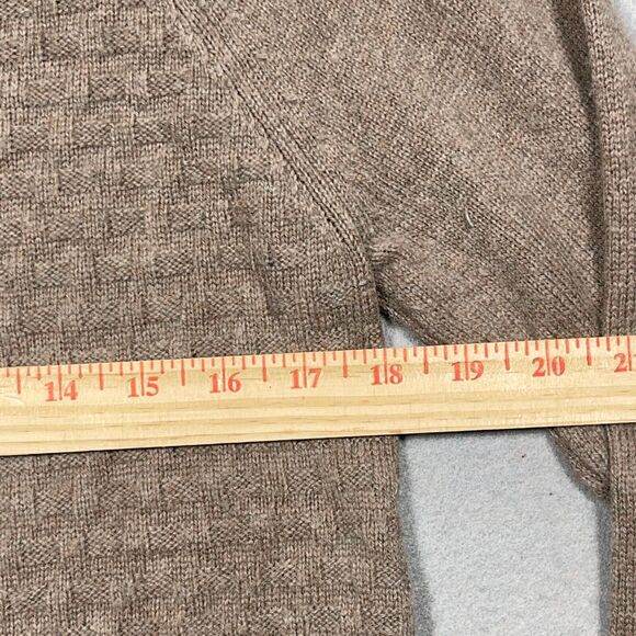 C&C California Sweater Womens Size Large Tan Wool Blend Turtleneck‎ Pullover - Picture 6 of 9